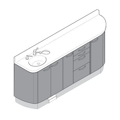 Cabinets Caseworks Models MSS211