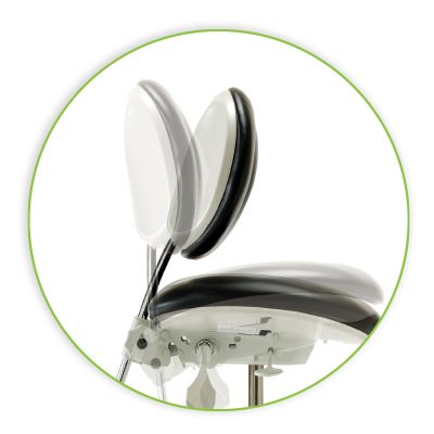 pelton spirit stools features seat tilt lumbar support